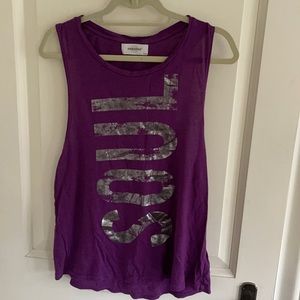 SoulCycle tank top in a size large